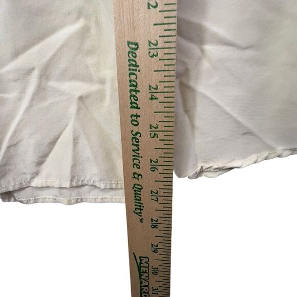 Ralph Lauren cream 100% silk button down green label - Picture 14 of 15